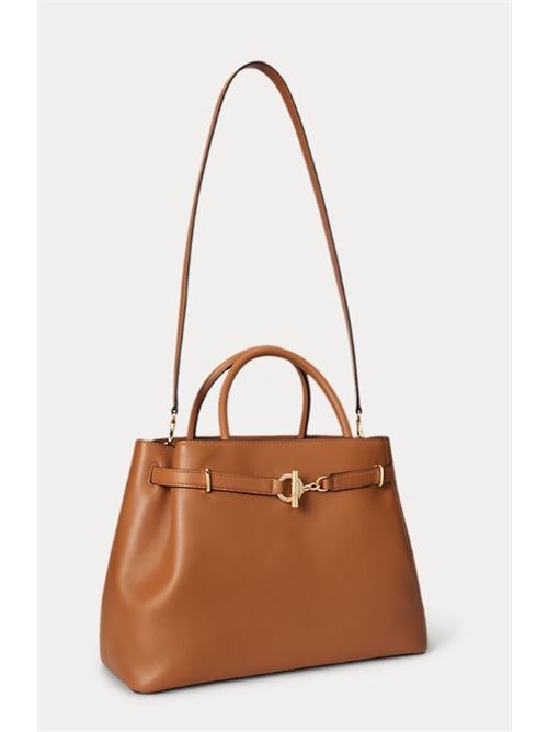 Blaike large leather trunk LAUREN RALPH LAUREN | BLKE LG SCHL.CARAMEL